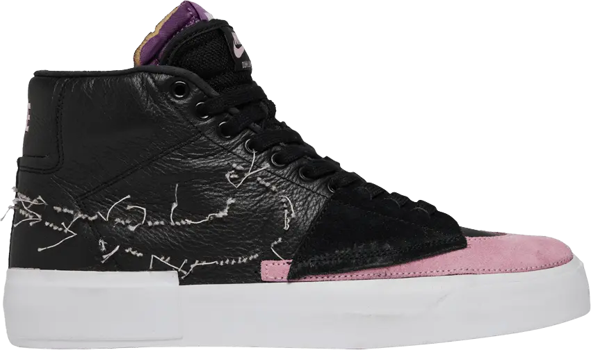  Nike SB Zoom Blazer Mid Edge Black Pink Rise