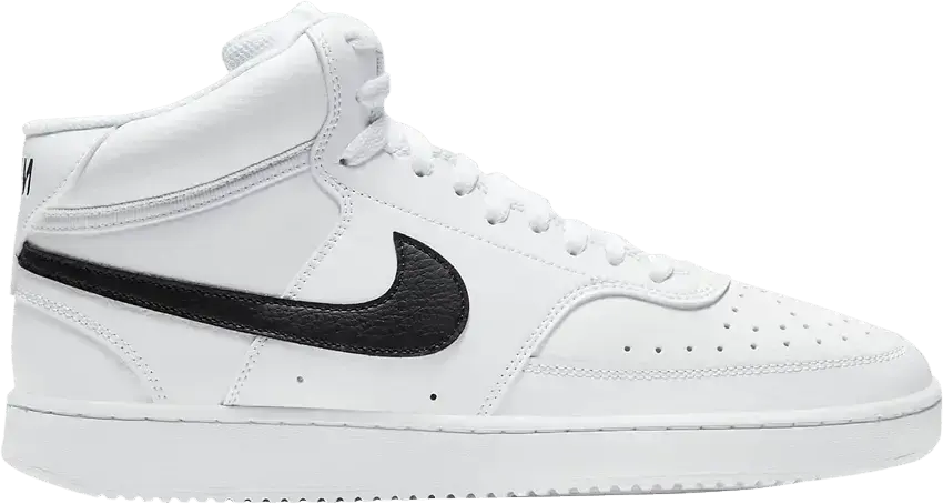  Nike Court Vision Mid White Black