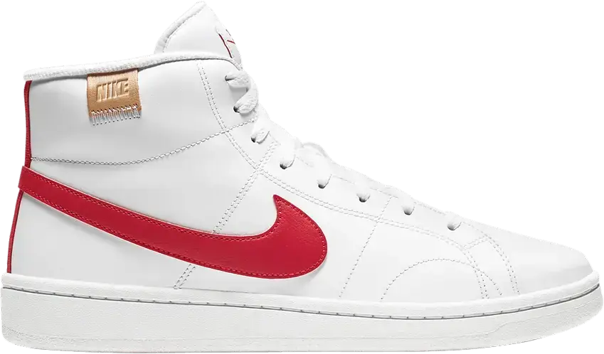  Nike Court Royale 2 Mid White University Red