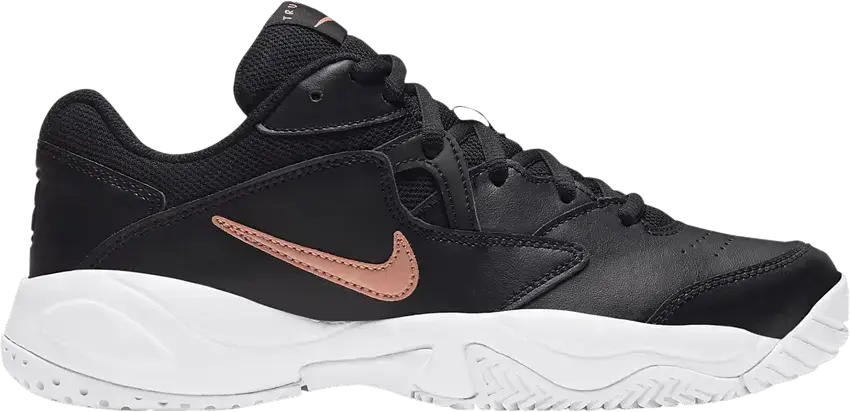  Nike Court Lite 2 Black Metallic Red Bronze (Women&#039;s)