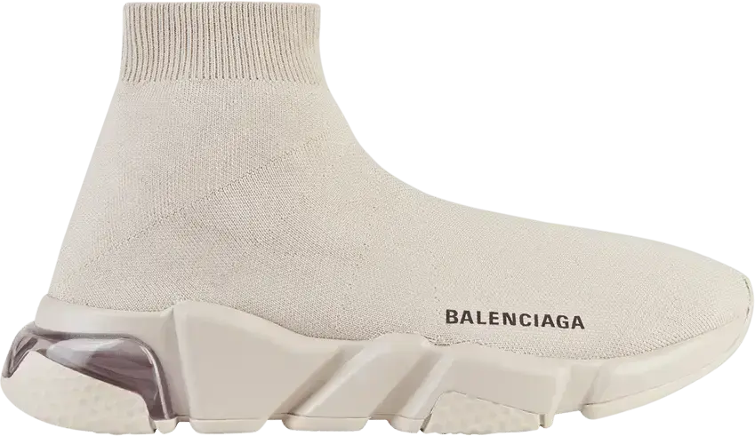  Balenciaga Wmns Speed Sneaker &#039;Clear Sole - Sand&#039;