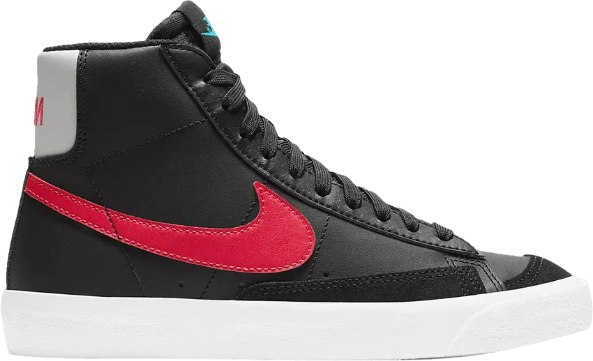  Nike Blazer Mid 77 Black Fusion Red Blue (GS)