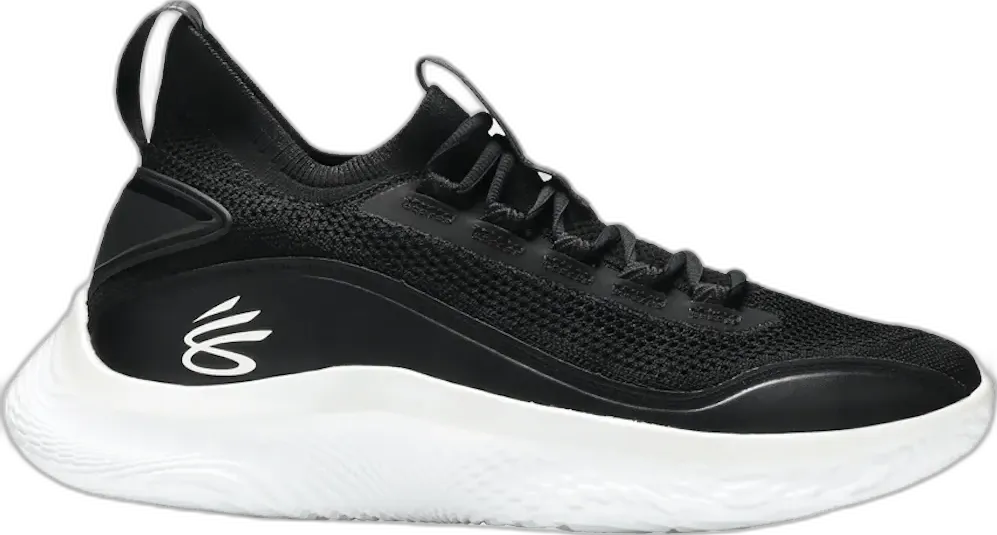  Under Armour Curry Flow 8 Black White