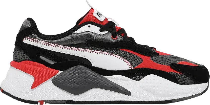  Puma RS-X3 Twill Jr &#039;Castlerock Poppy Red&#039;