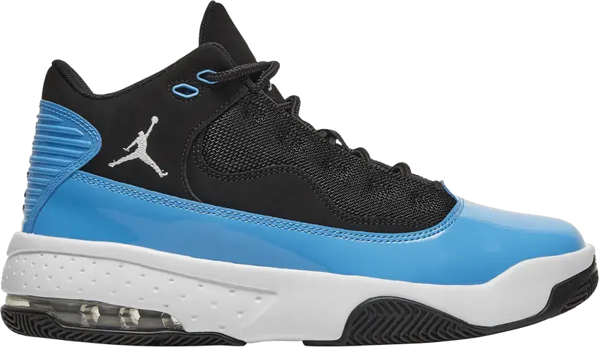  Jordan Max Aura 2 Black White University Blue (GS)