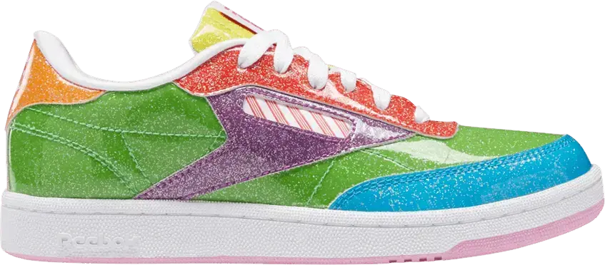  Reebok Hasbro x Club C Big Kid &#039;Candy Land&#039;