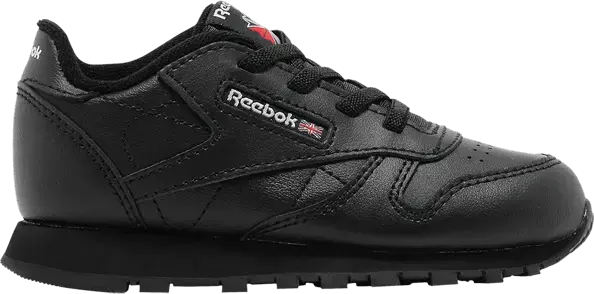  Reebok Classic Leather Toddler &#039;Triple Black&#039;