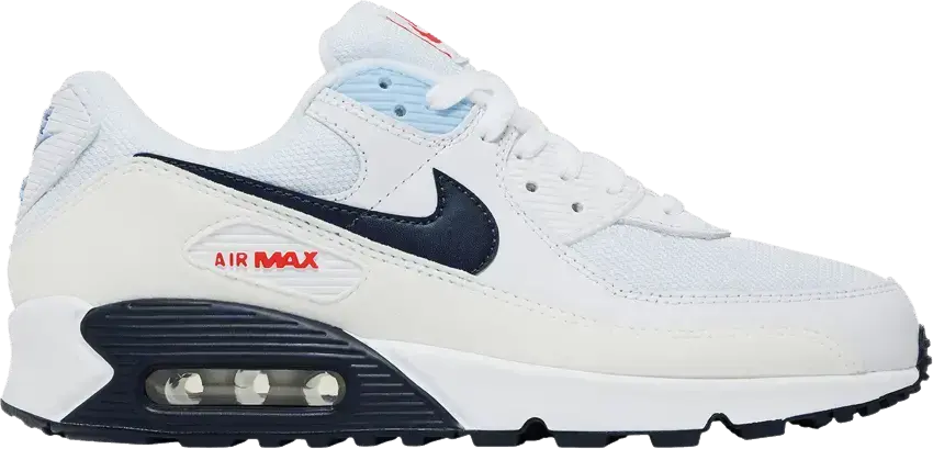  Nike Air Max 90 &#039;White Midnight Navy&#039;