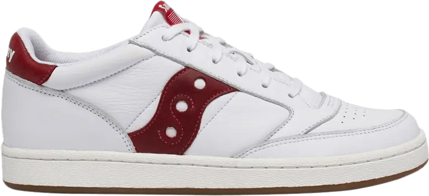  Saucony Jazz Court White Red