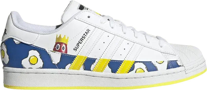  Adidas Philip Colbert x Superstar &#039;Save The Lobster - Fried Eggs&#039;