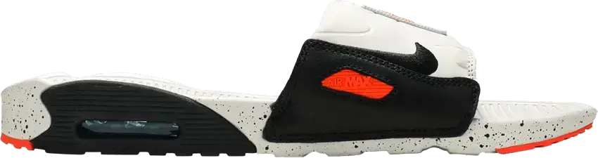  Nike Air Max 90 Slide White Turf Orange Speckled