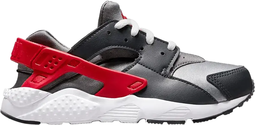  Nike Huarache Run PS &#039;Dark Smoke Grey University Red&#039;