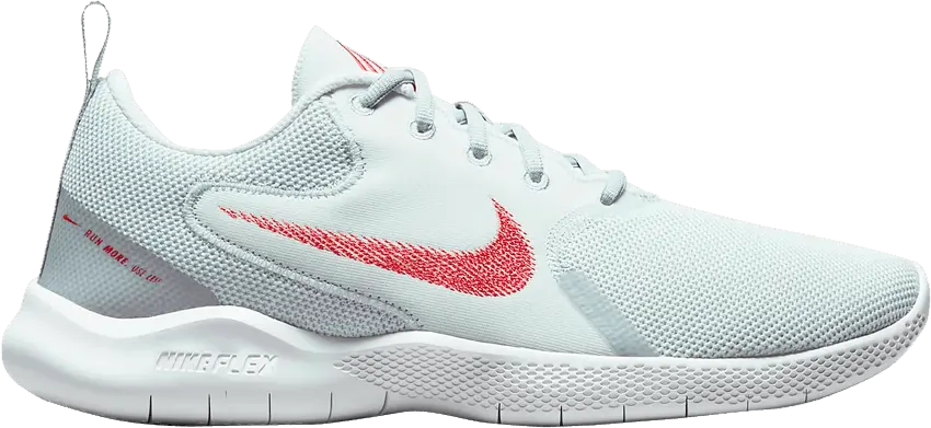  Nike Flex Experience Run 10 Extra Wide &#039;Platinum Tint Chile Red&#039;