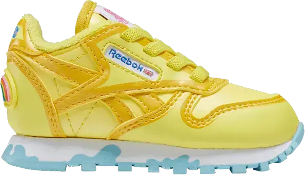  Reebok Peppa Pig x Classic Leather Toddler &#039;Power Yellow&#039;
