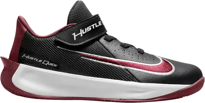  Nike Team Hustle Quick 3 PS &#039;Dark Smoke Grey Beetroot&#039;