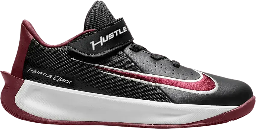 Nike Team Hustle Quick 3 PS &#039;Dark Smoke Grey Beetroot&#039;