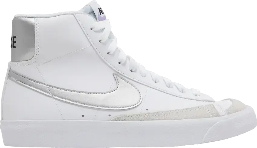  Nike Blazer Mid &#039;77 GS &#039;White Metallic Silver&#039;