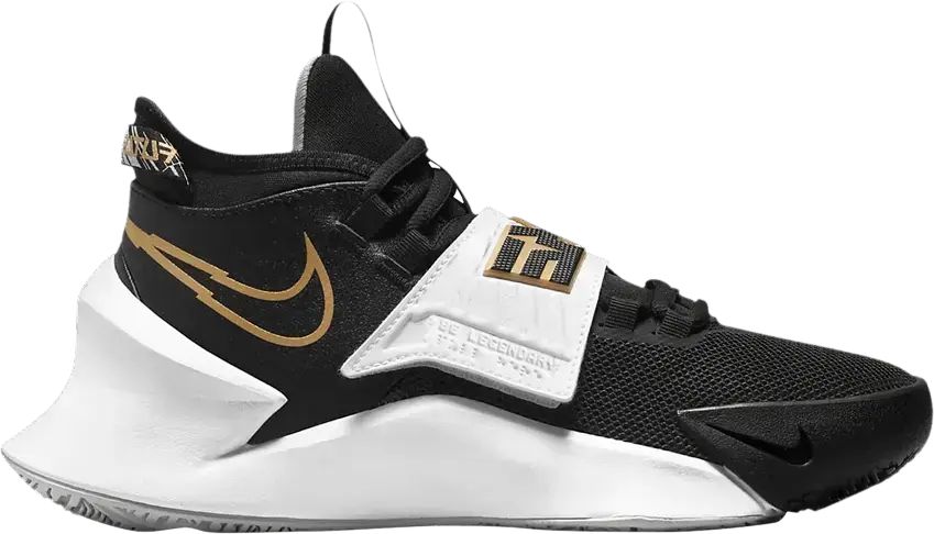 Nike Future Court 3 GS &#039;Black White Metallic Gold&#039;