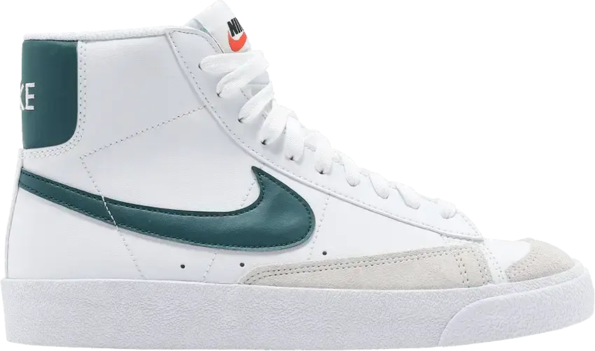  Nike Blazer Mid &#039;77 GS &#039;White Dark Teal Green&#039;