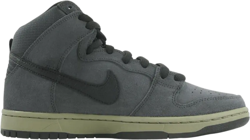  Nike SB Dunk High Anthracite Matte Olve