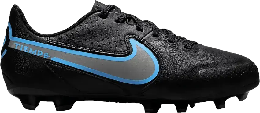  Nike Tiempo Legend 9 Academy MG GS &#039;Black Photo Blue&#039;