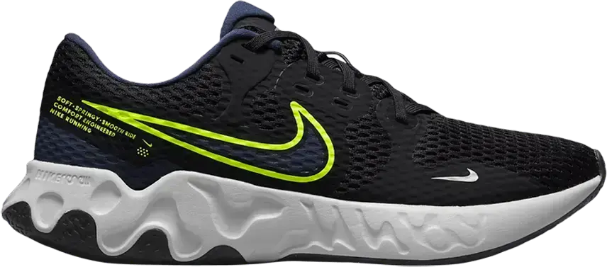  Nike Renew Ride 2 &#039;Black Volt&#039;