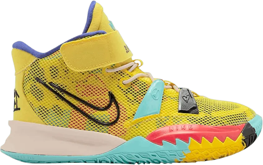  Nike Kyrie 7 1 World 1 People Yellow (PS)