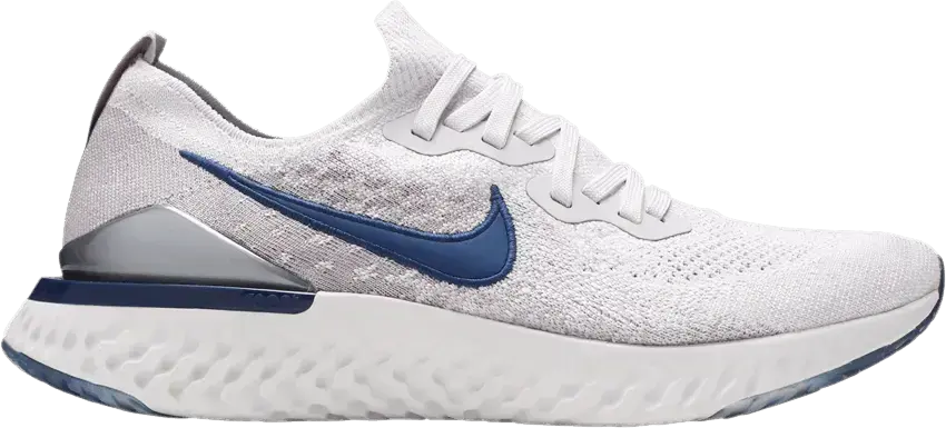  Nike Epic React Flyknit 2 Vast Grey Coastal Blue