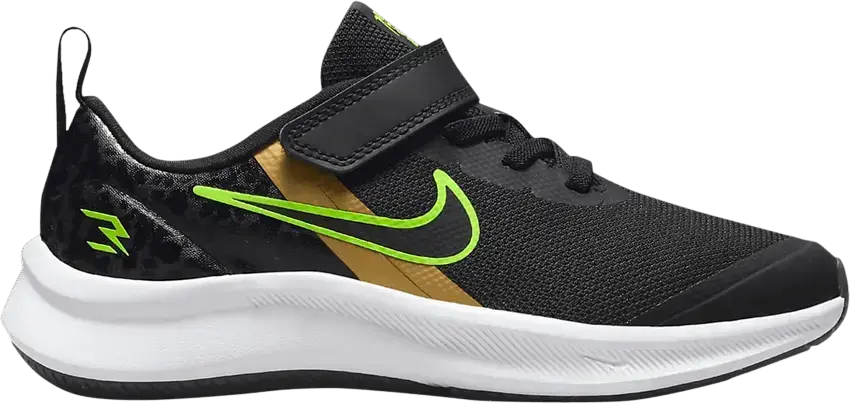  Nike Star Runner 3 RW PS &#039;Black Action Green&#039;