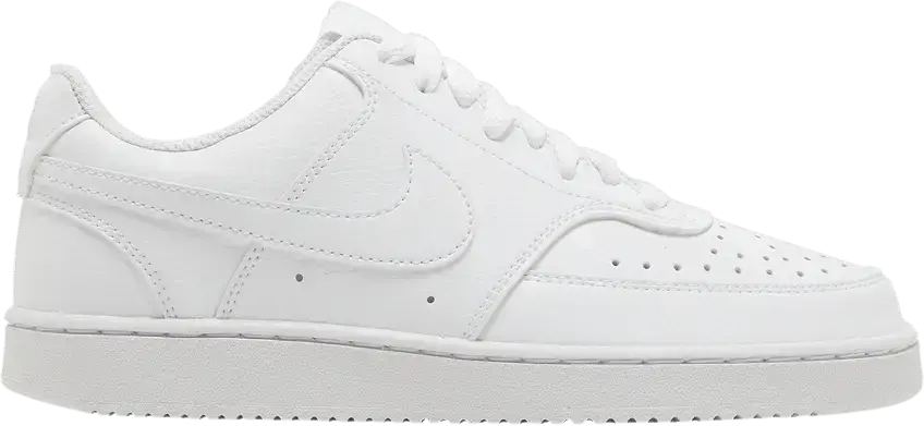  Nike Court Vision Low Next Nature Triple White (Women&#039;s)