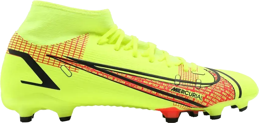  Nike Mercurial Superfly 8 Academy MG Volt Bright Crimson