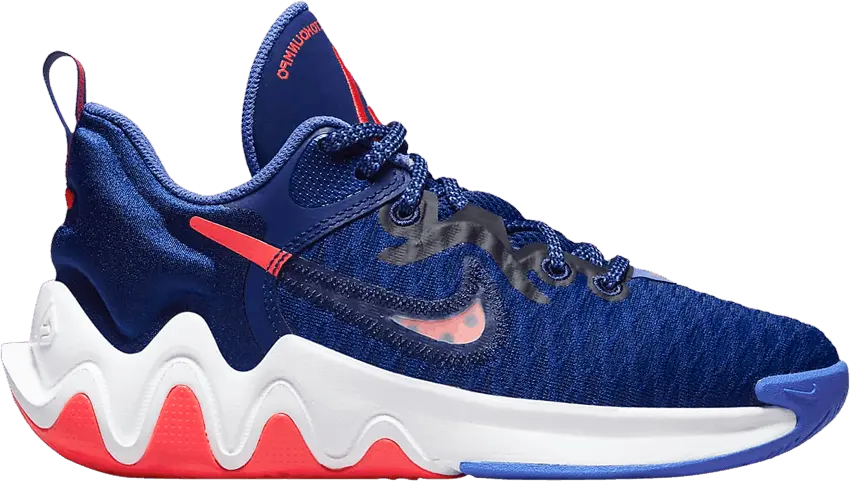  Nike Giannis Immortality GS &#039;Deep Royal Blue Crimson&#039;