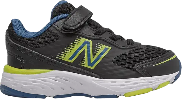  New Balance 680v6 Bungee Toddler &#039;Black Oxygen Blue Yellow&#039;