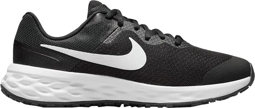  Nike Revolution 6 GS &#039;Black White&#039;
