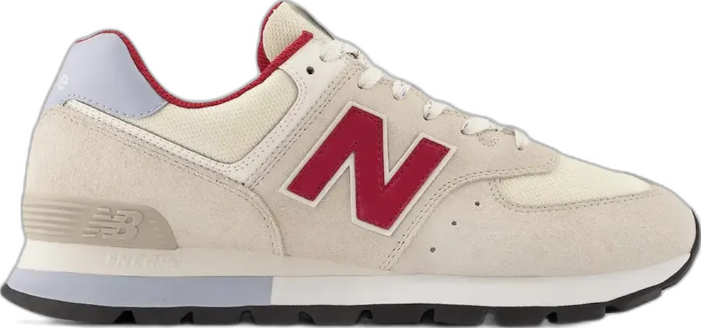  New Balance 574 Light Brown Red