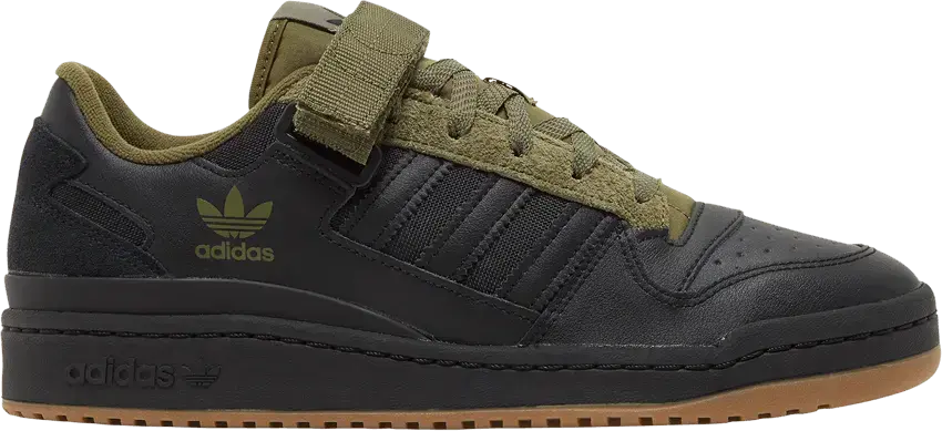  Adidas Forum Low &#039;Black Focus Olive&#039;