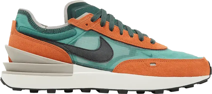  Nike Waffle One SE Pro Green Rush Orange