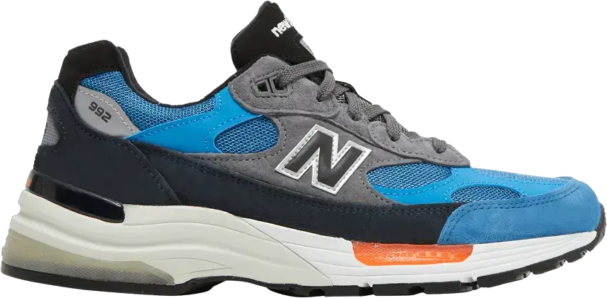  New Balance 992 Black Blue Grey