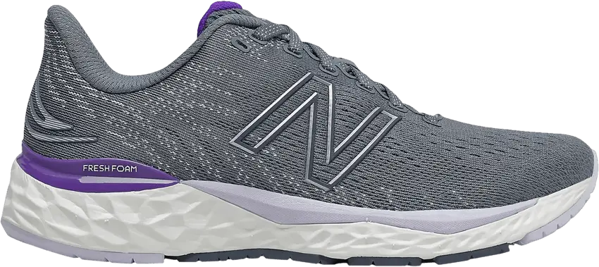  New Balance Wmns Fresh Foam 880v11 2E Wide &#039;Ocean Grey Deep Violet&#039;