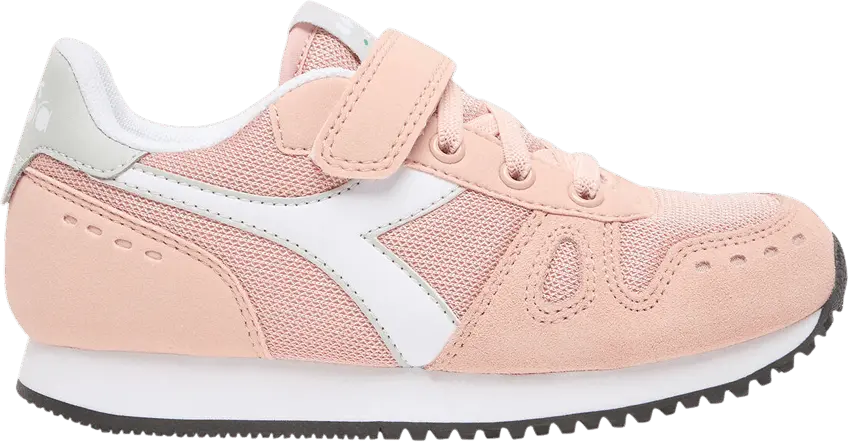  Diadora Simple Run Little Kid &#039;Pink Sand&#039;