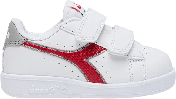  Diadora Game P Toddler &#039;White Tango Red&#039;