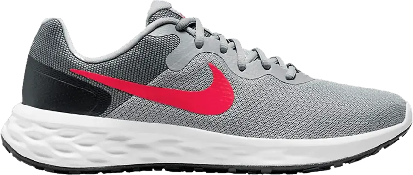  Nike Revolution 6 Next Nature &#039;Light Smoke Grey Siren Red&#039;