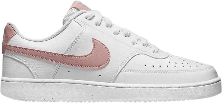  Nike Court Vision Low Next Nature Sail White Pink Oxford (Women&#039;s)