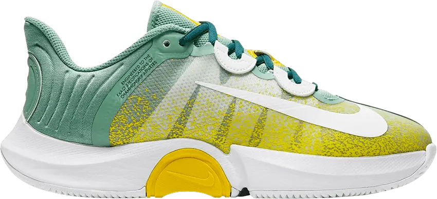  Wmns NikeCourt Air Zoom GP Turbo &#039;Jade Speed Yellow Spray&#039;