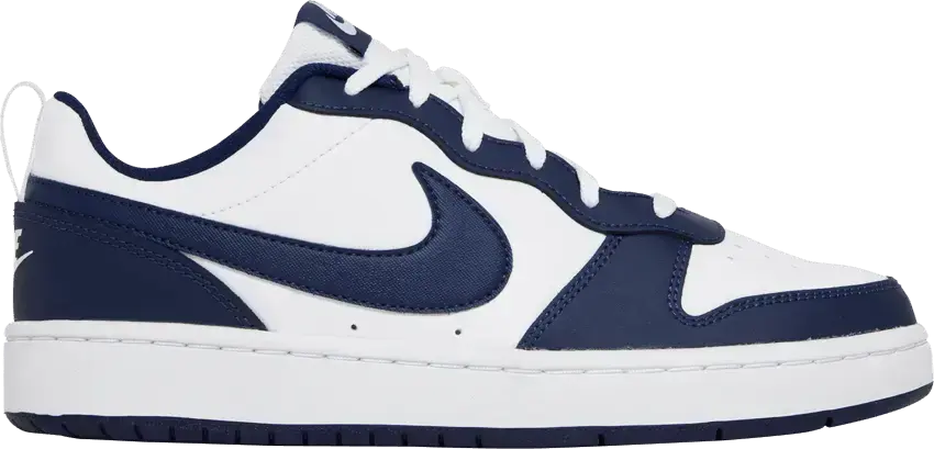  Nike Court Borough Low 2 White Blue Void (GS)