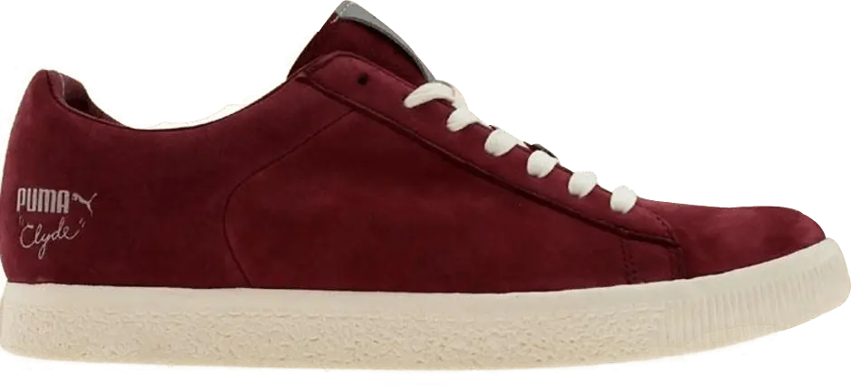  Puma Clyde Luxe 2 Undefeated Team Burgundy