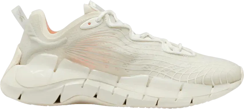  Reebok Zig Kinetica 2 Chalk Orange Flare (Women&#039;s)