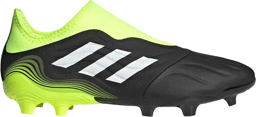  Adidas Copa Sense.3 Laceless FG &#039;Black Solar Yellow&#039;