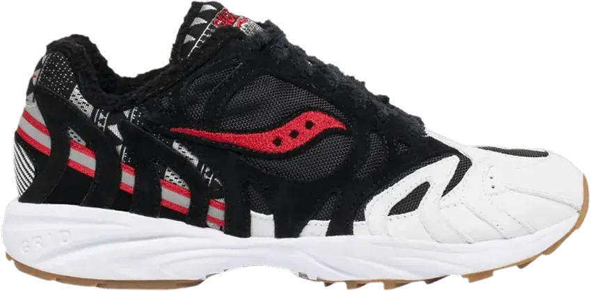  Saucony Grid Azura 2000 Black Red