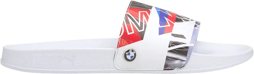  Puma BMW Motorsport x Leadcat Slide &#039;Graphic - White&#039;